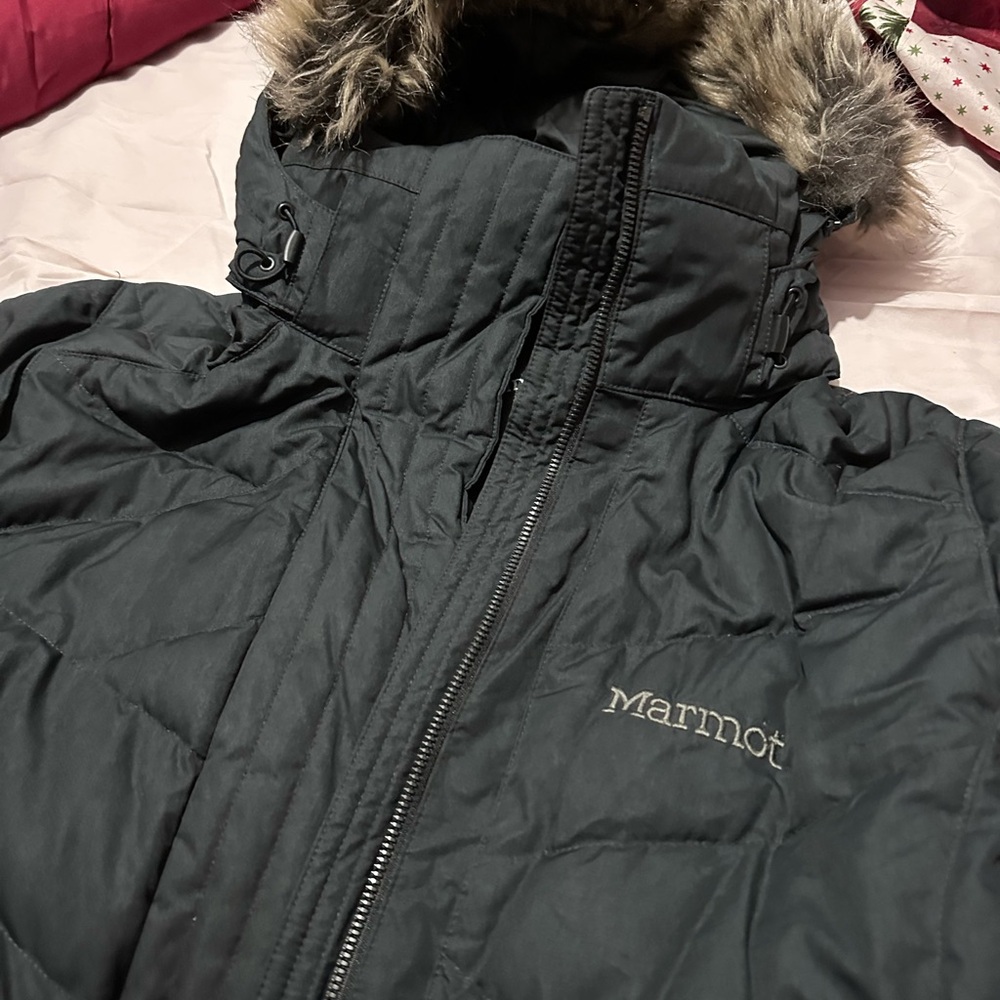 Marmot Kids Charcoal Puffer Jacket